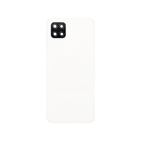 Back Cover+Camera Lens Samsung Galaxy A12/A125 White Back Cover+Camera Lens Samsung Galaxy A12/A125 White